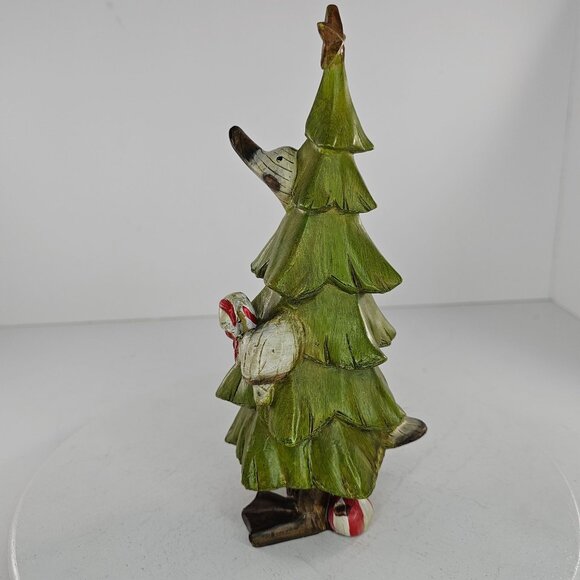 Tii Duck In Christmas Tree Outfit Figurine Resin - Picture 4 of 9